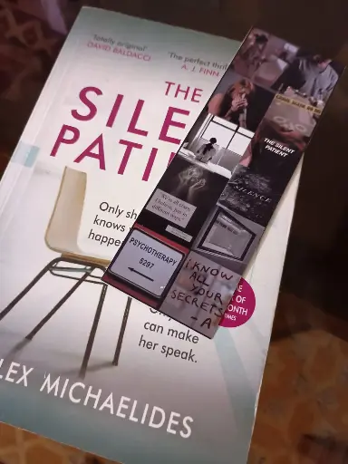 Silent patient bookmark